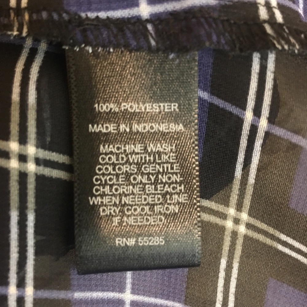 Express Button Down, See- Through Blouse Size S - image 3